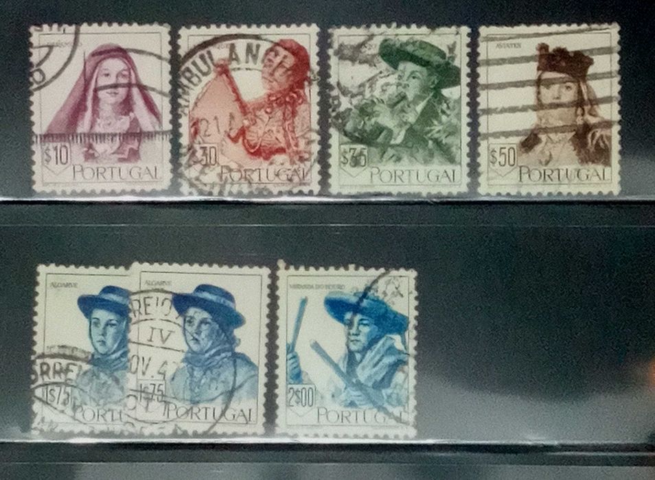 Selos 1947 costumes portugueses