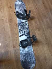 Deska snowboard raven159 cm z wiązaniami
