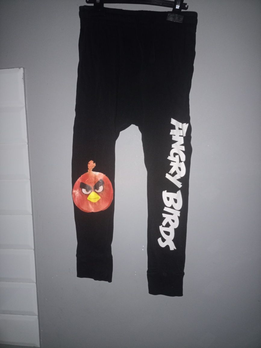 Spodnie chłopięce angry birds rozm 122 H&M