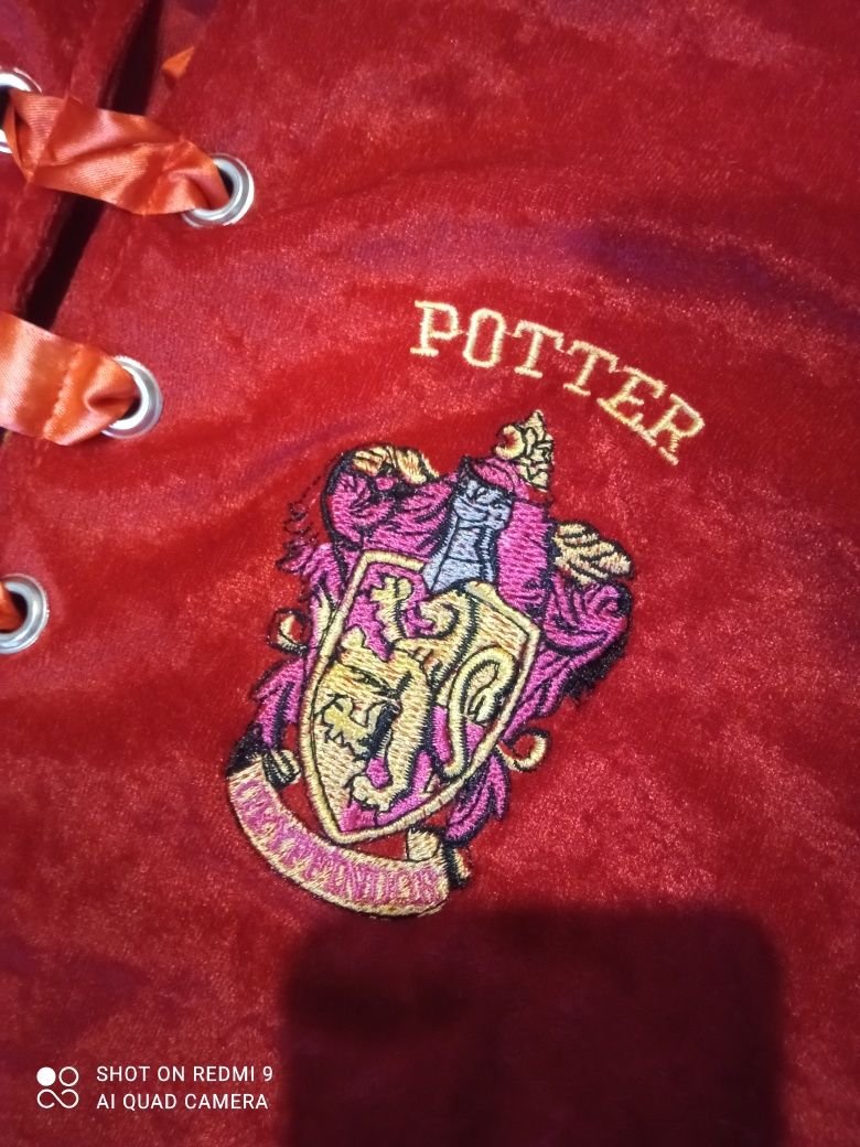 Костюм, Гарри Поттер, мантия, палочка, очки, 9-12 лет, Грифиндор