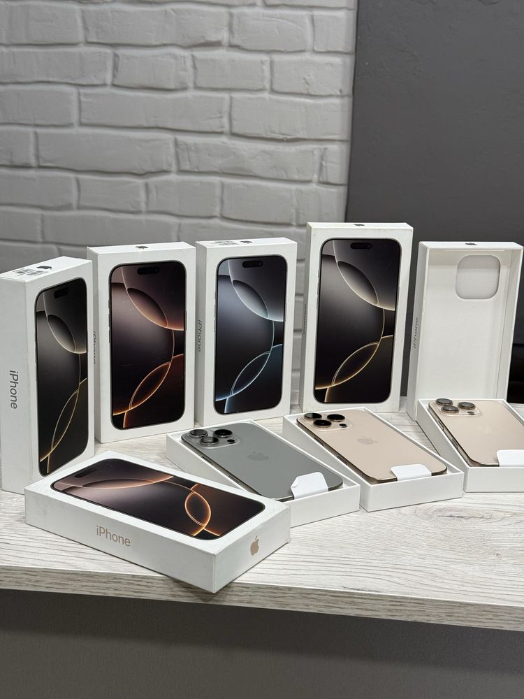 New open/box iphone 16 pro/pro max 128/256/512/1tb all color’s + гаран