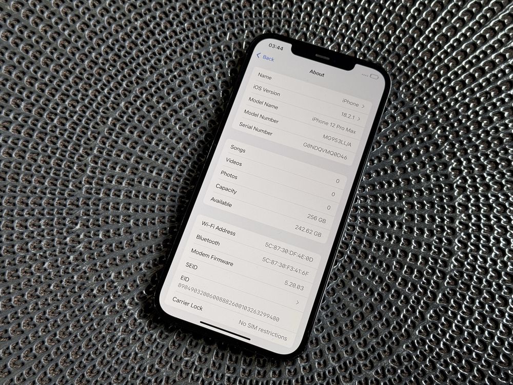 Ідеал! Apple Iphone 12 Pro Max 256GB Blue Neverlock Батарея 90%