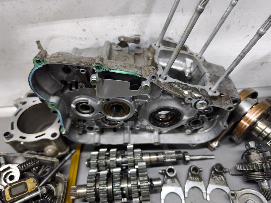 Honda crf 250r 04-09r głowica kartery stator Kopka balans skrzynia wal