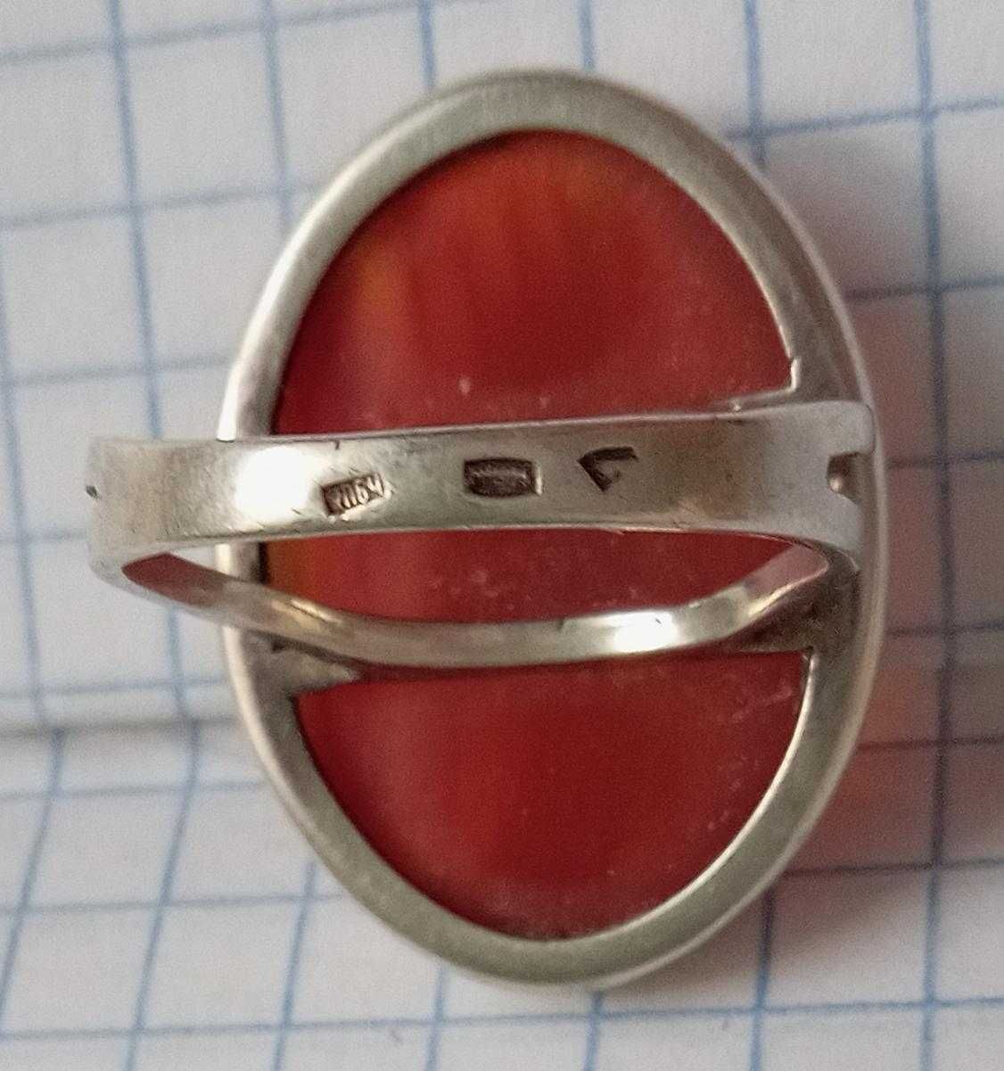 Кольцо серебро Украина 925 проба, натуральний камень.