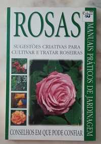 Livro sobre como cultivar e tratar Rosas