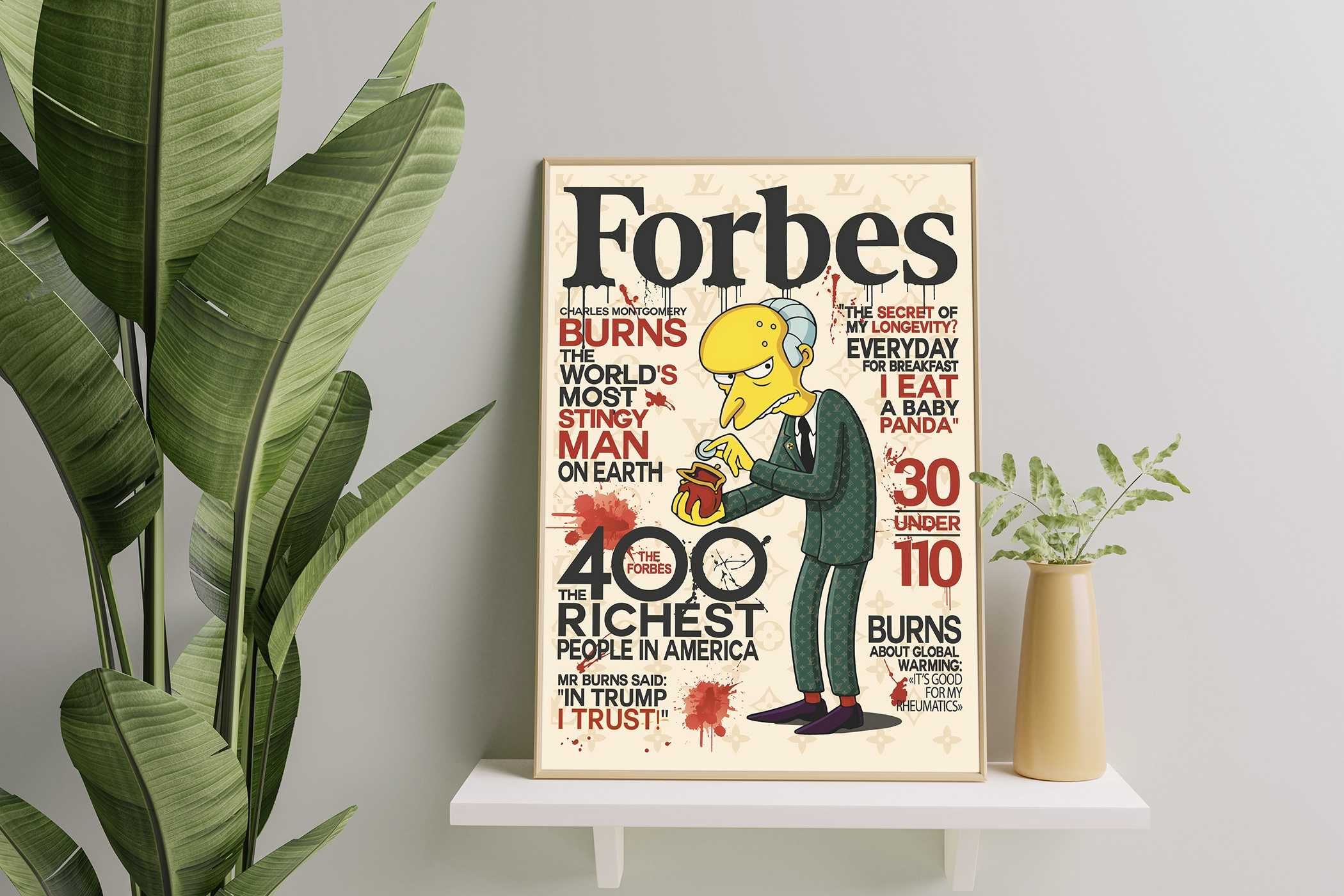 Charles M. Burns, PLAKAT A3 - Simpsonowie, Bart, Lisa - GRATIS