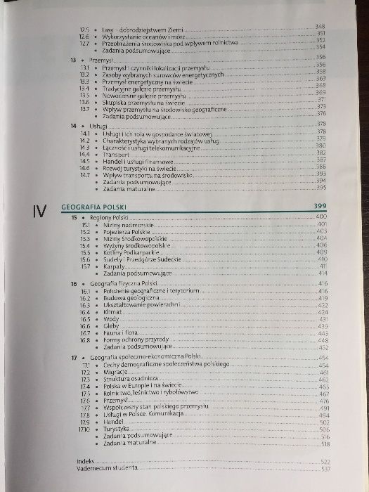 Geografia Repetytorium Matura rozszerzona