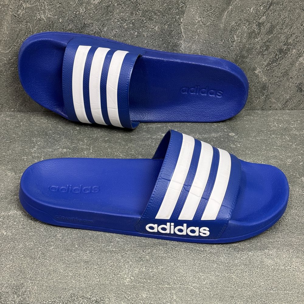 Сині тапочки слайди шльопанці Adidas Adilette GW1048 ОРИГІНАЛ 100% 44