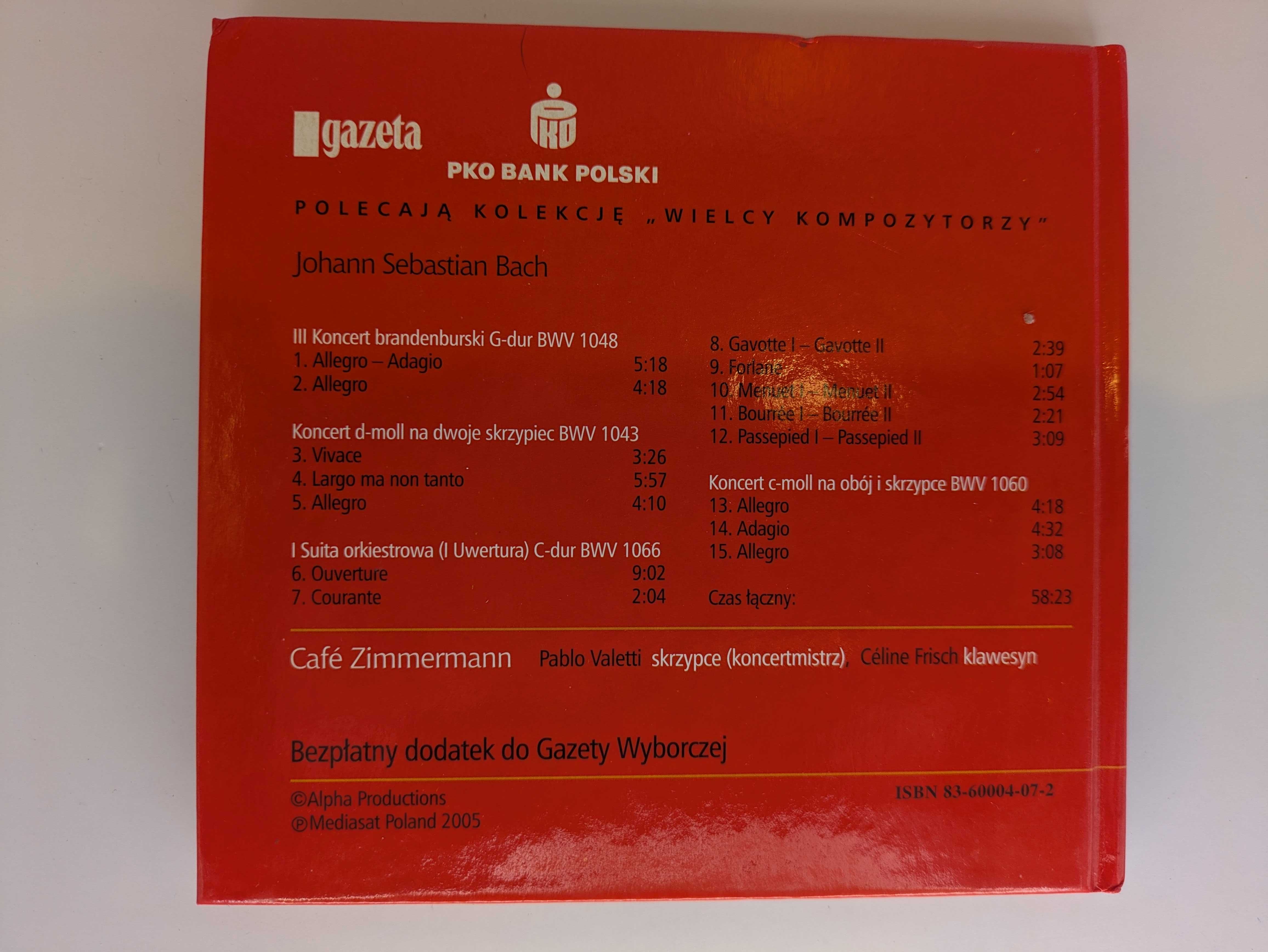 BACH Cafe Zimmermann - książka + CD