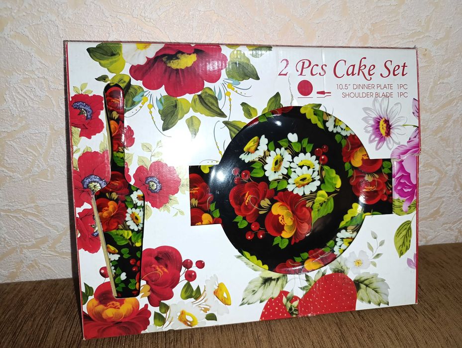 Подарунковий набір для торта "2 Pcs Cake Set"