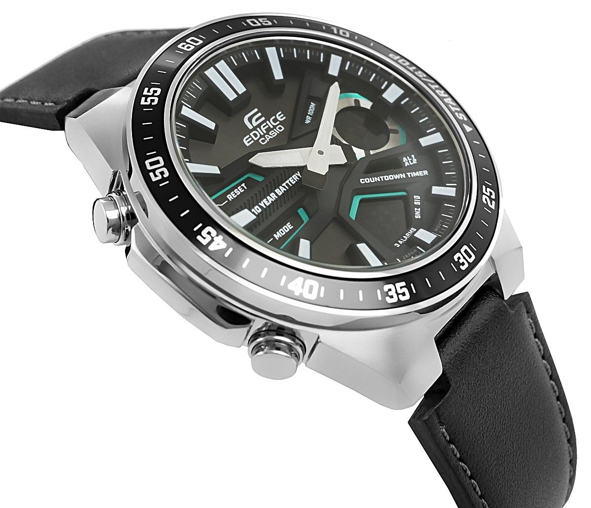 zegarek męski casio edifice efv-c110l-1avef 10 bar + box