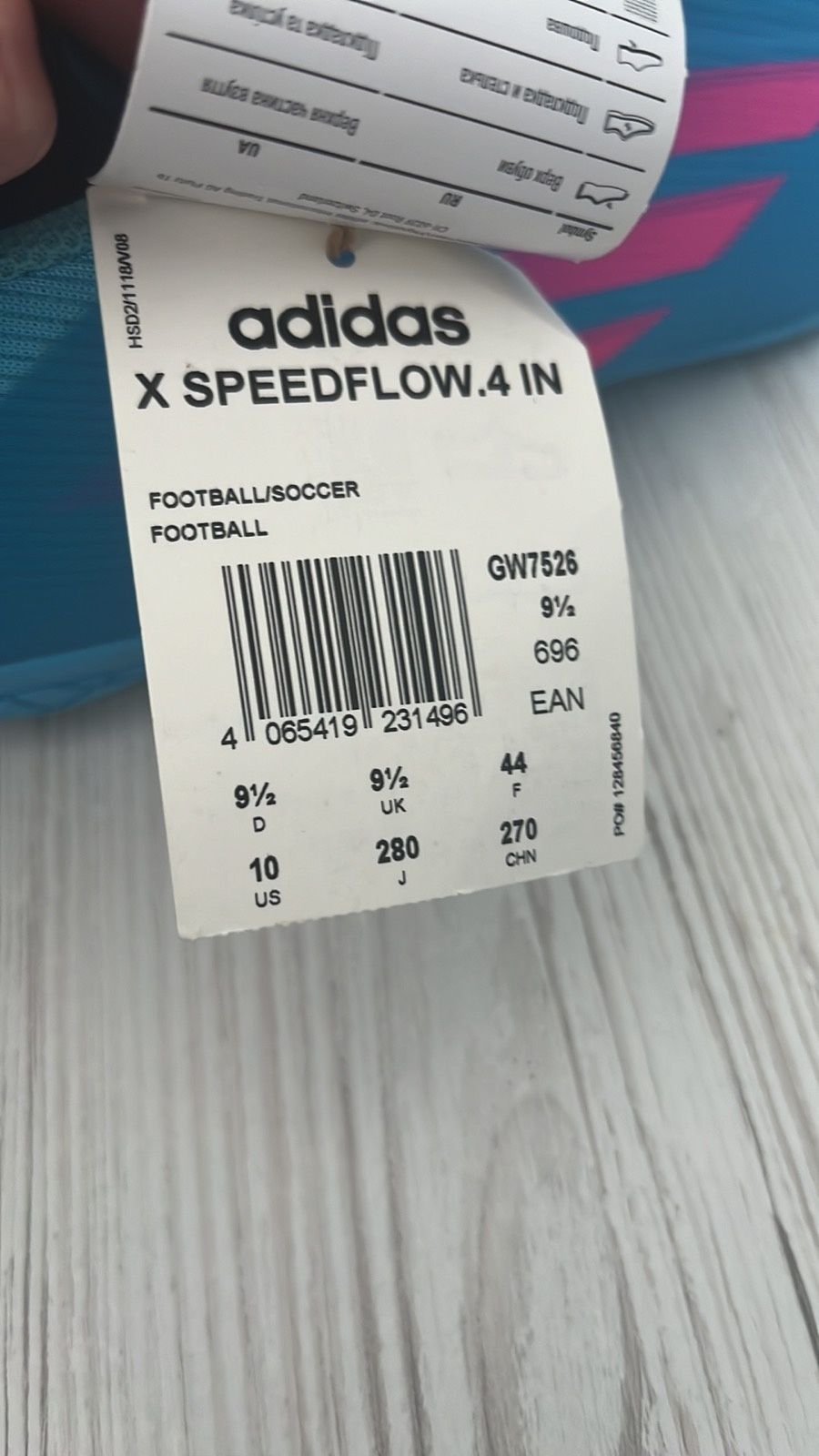 Оригінальні футбольні футзалки Adidas Speedflow.4 IN