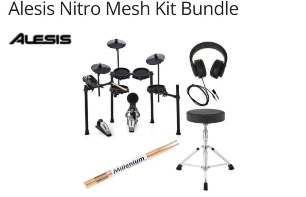 Alesis Nitro Mesh kit Bundle