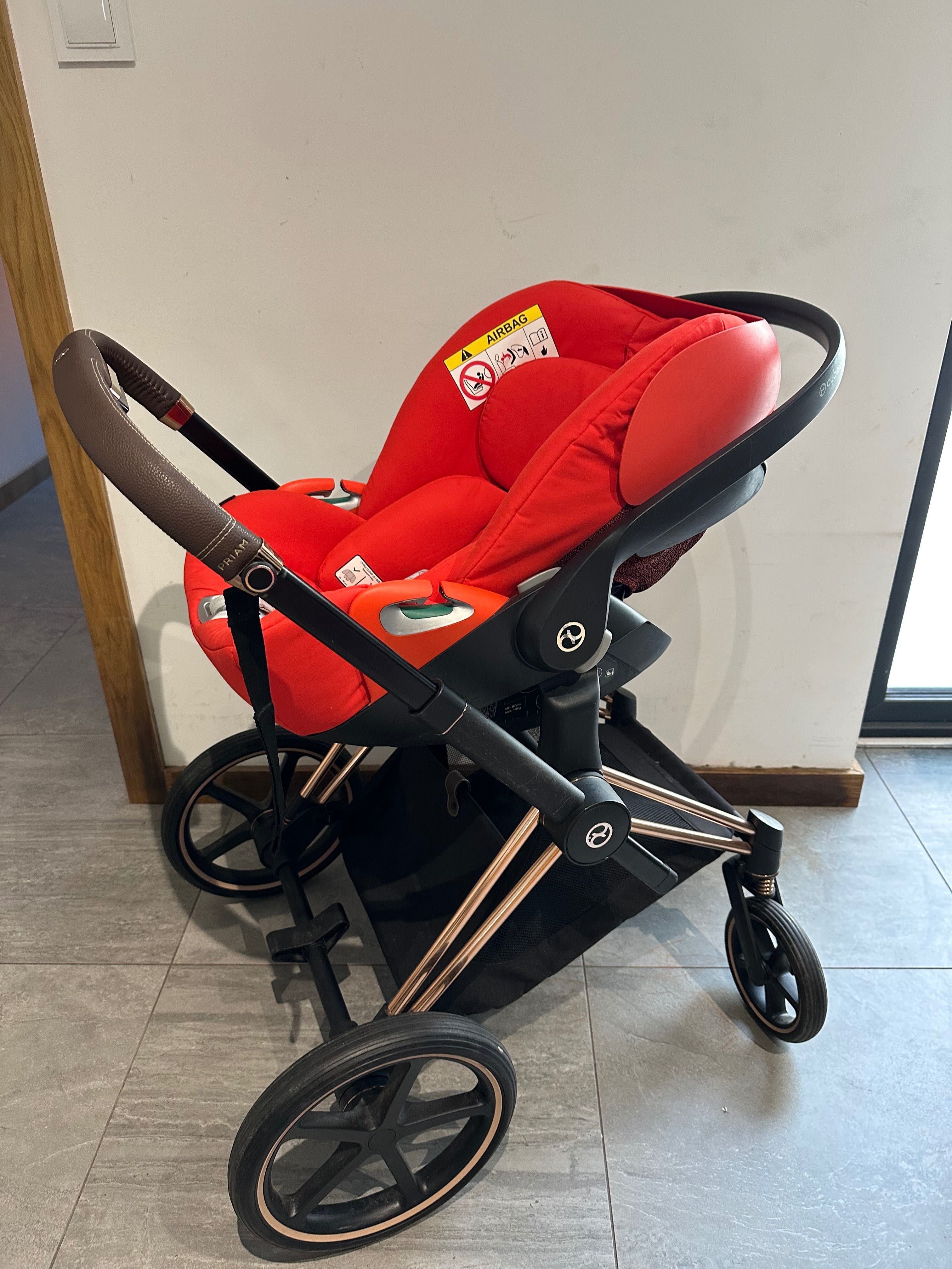 Carrinho bebé Cybex platinum priam rose gold