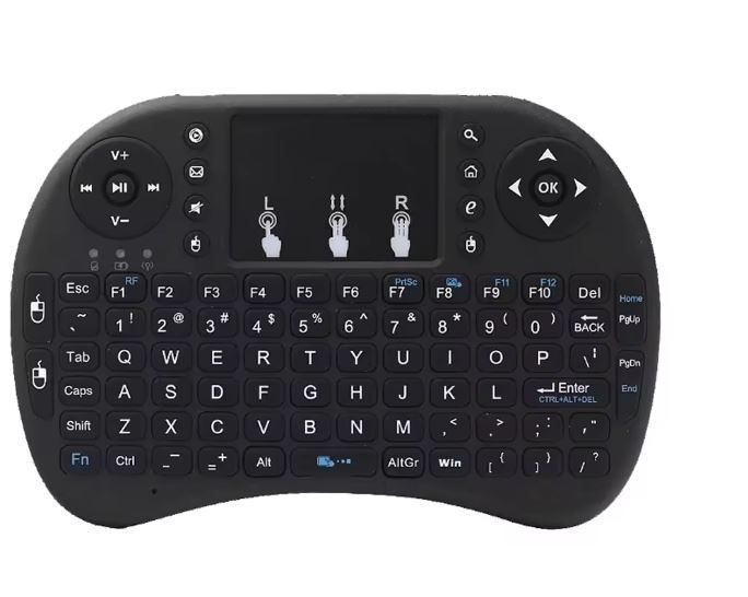 Mini Klawiatura I8 2.4G Z Touchpadem I Podświetleniem