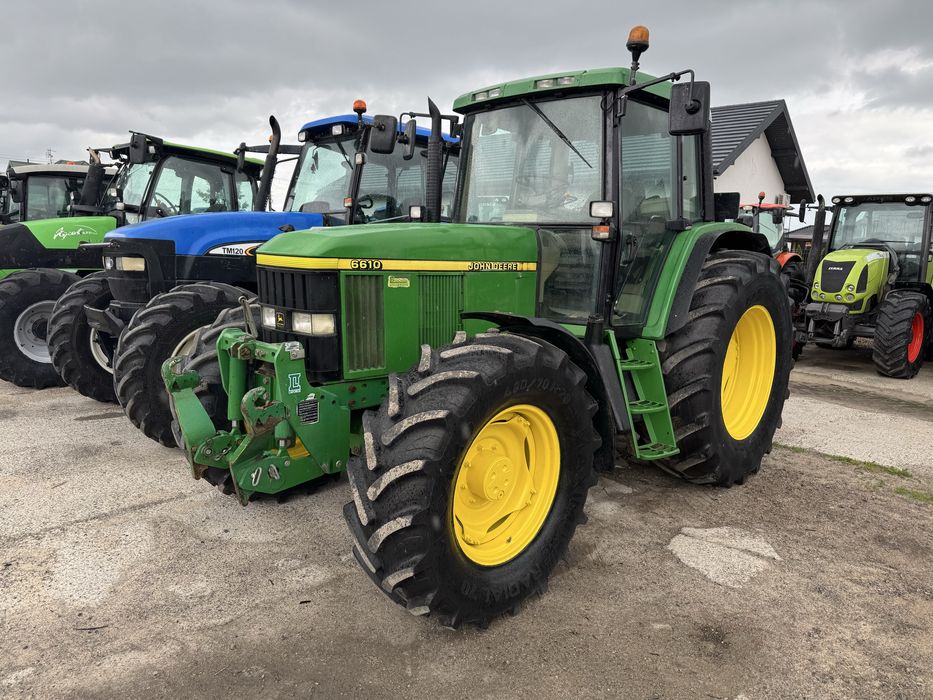 John Deere 6610 przedni tuz klima ladne opony