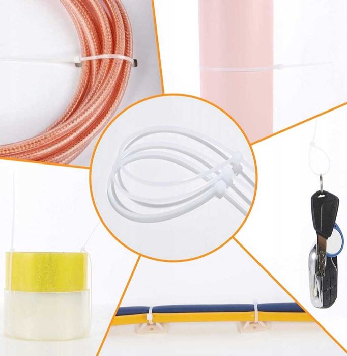 TRYTYTKI opaski zaciskowe opaska kablowa 80szt DUŻY ZESTAW