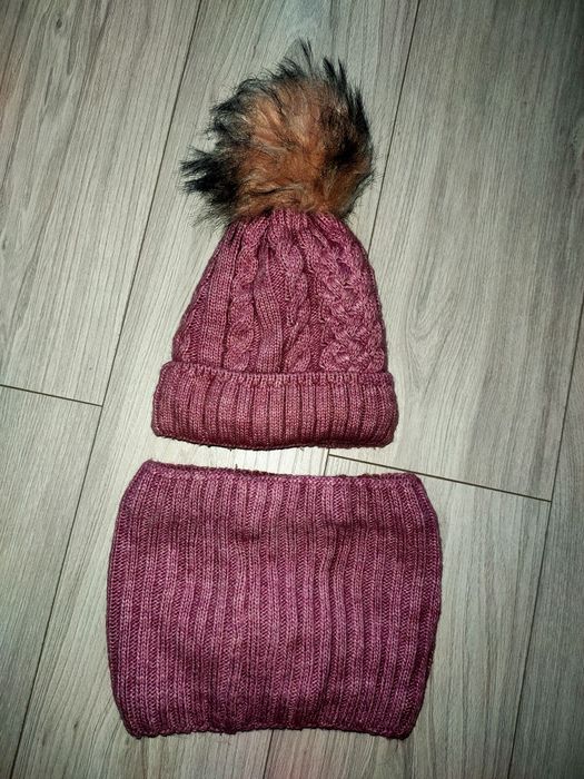 Комплект шапка и хомут