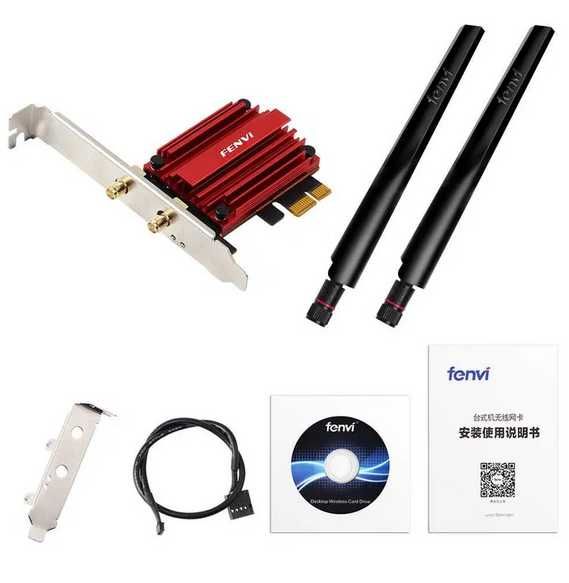 Wi-Fi 6E адаптер FENVI AXE3000 intel ax210 + Bluetooth и WiFi 7 BE200