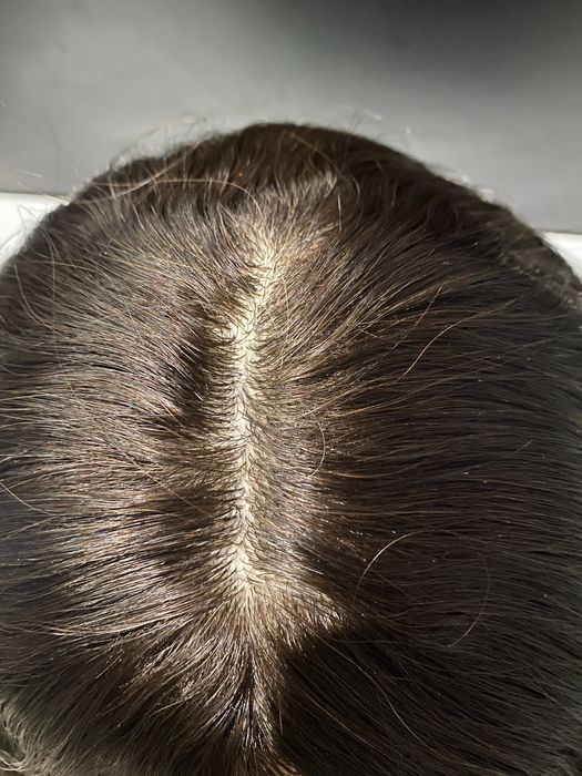 Monotop uzupełnienie toper dopinka treska brąz ciemny włosy naturalne