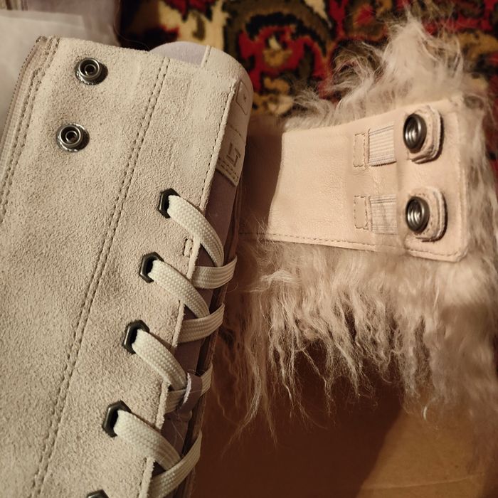 Нові замшеві Зимові Чоботи  25-25.5 см Deckers X Lab VIBRAM