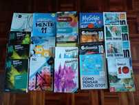livros manuais cadernos atividades 10º 11º 12º todas as disciplinas