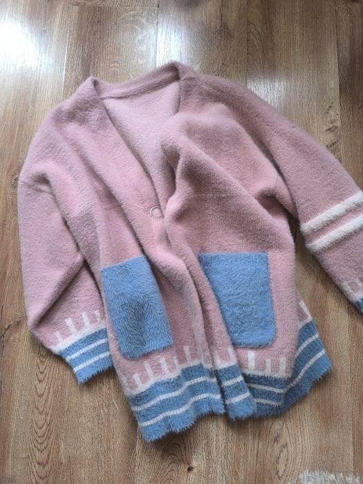 Шикарный пушистый кардиган из альпаки