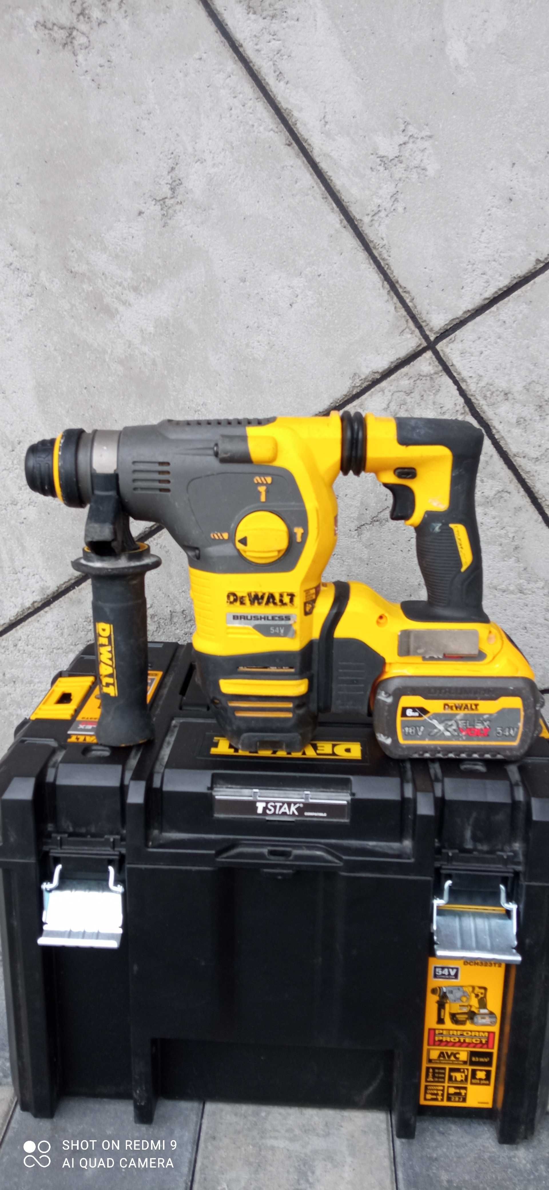 Młotowiertarka DeWalt XR DCH323 SDS 54V 6Ah FLEXVOLT