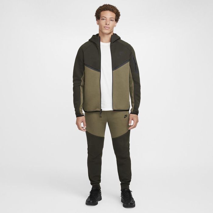 Оригінал! Чоловічий Костюм Nike Tech Fleece хакі (L) / Новий!