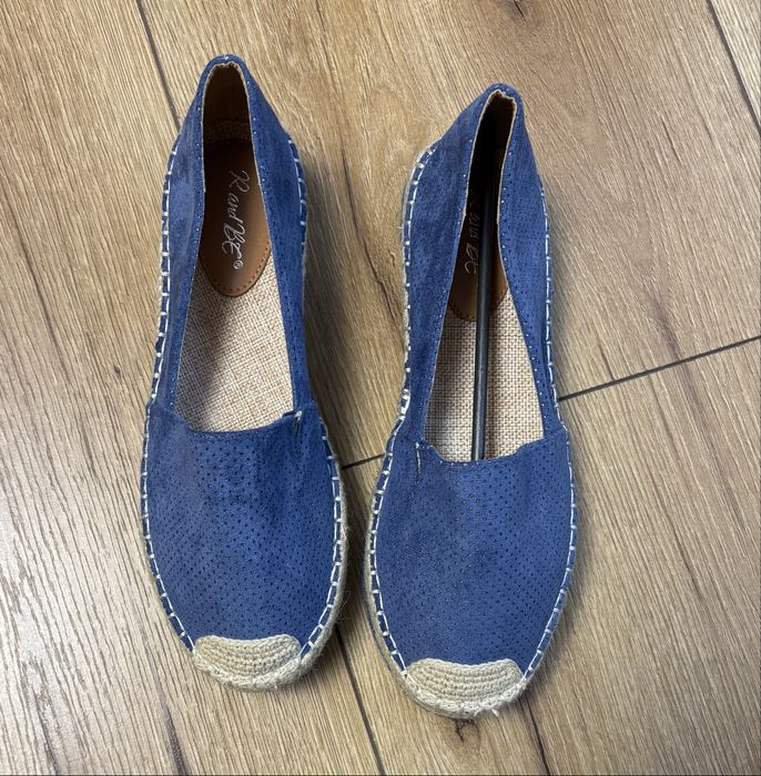 Espadryle niebieskie 40