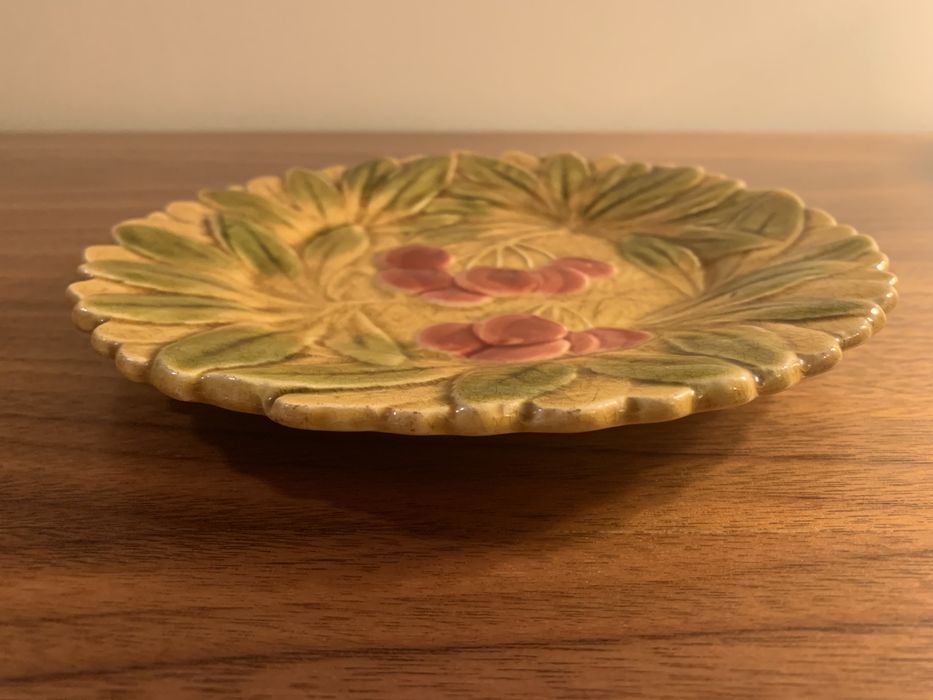 Prato decorativo e de suapensão, Sarreguemines, anos 50