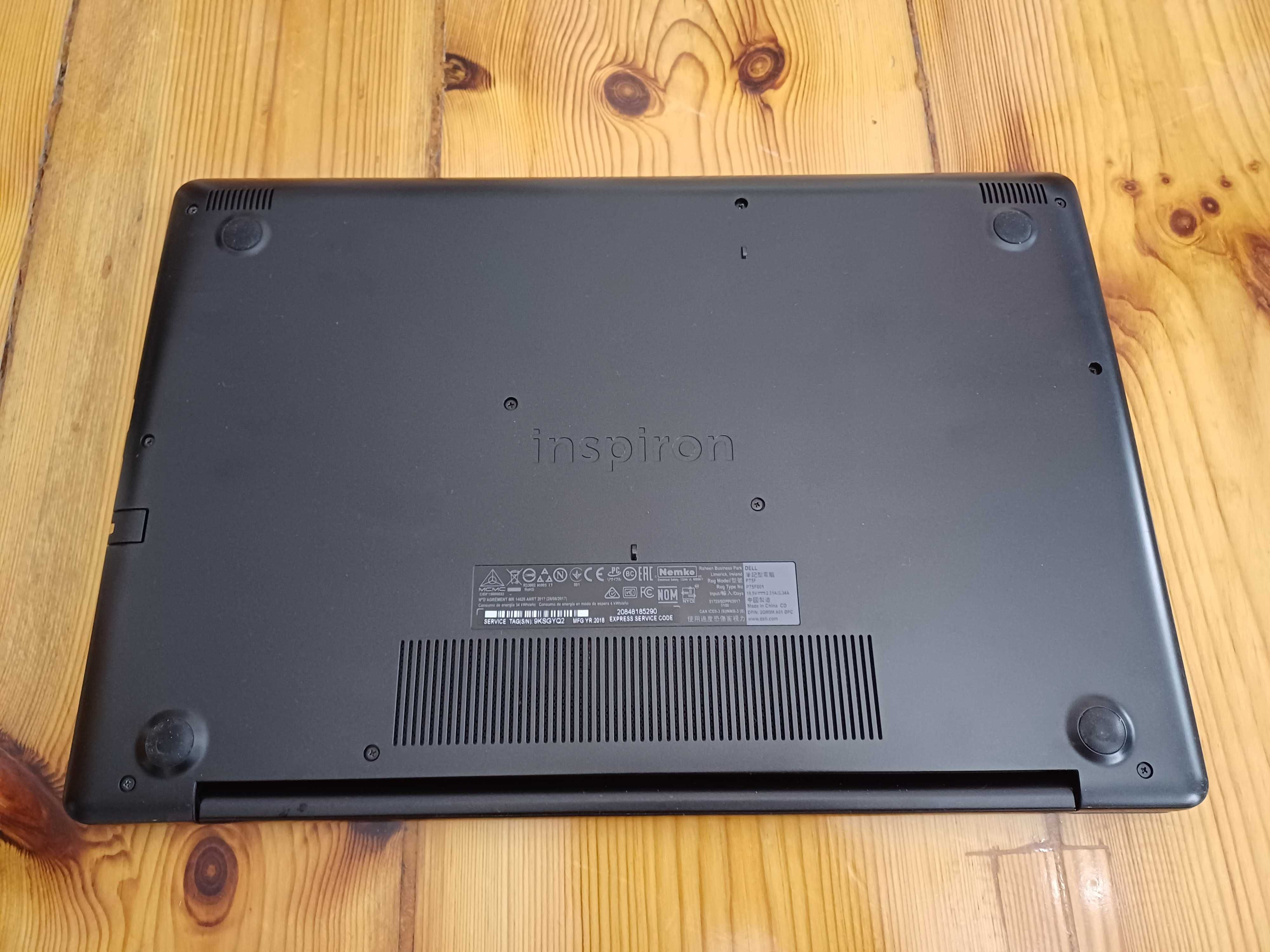 laptop dell Inspiron 5570 i5 8250U 16GB 120GB SSD + gratis