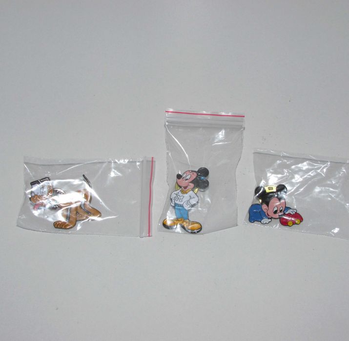 3 Disney Pins Originais, Vintage