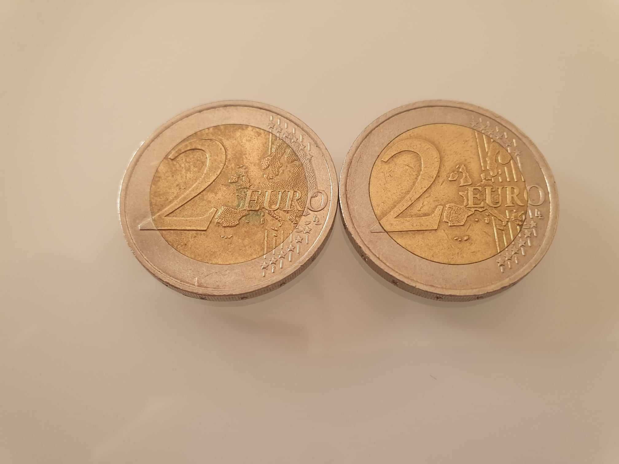 Moedas  2 euros França ano  2000 e 2011