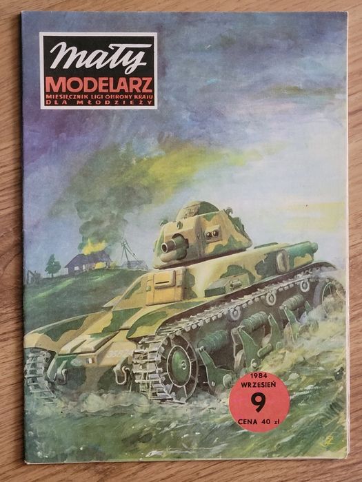 Mały Modelarz  - czołgi, pojazdy gąsienicowe, model kartonowy