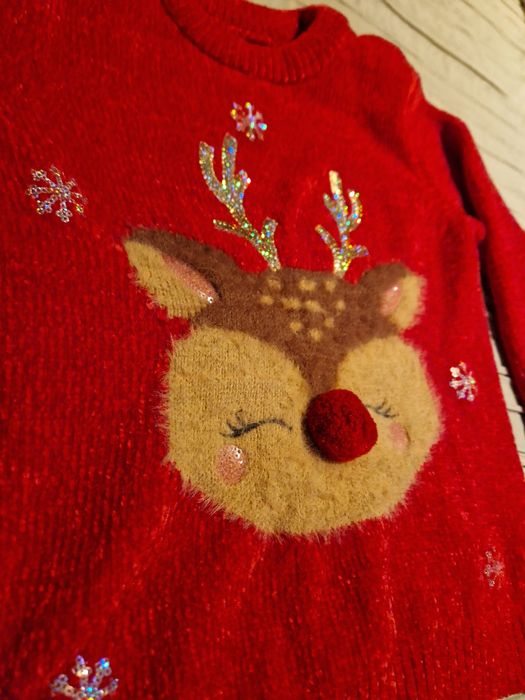 Camisola com motivo de Natal - 8 anos