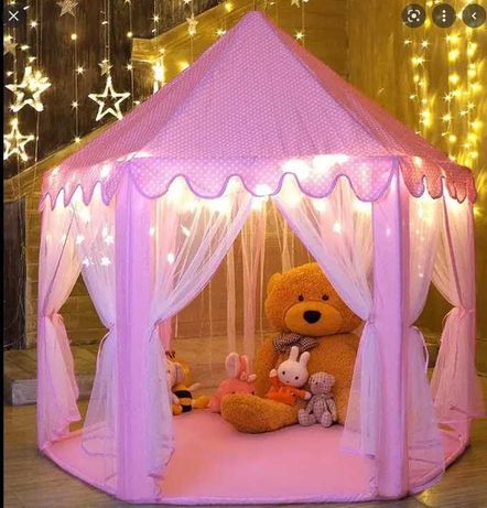 Палатка детская игровая (розовая)