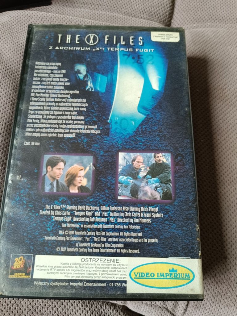 Film video VHS Archiwum x