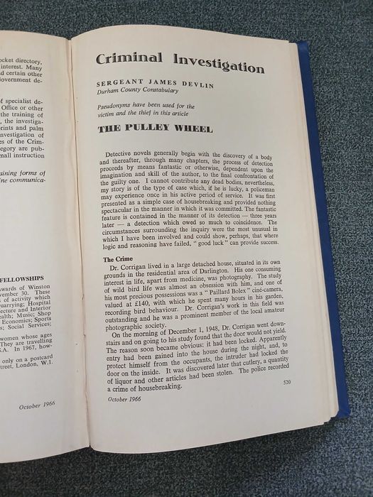 "The Police Journal. 1966" (раритетная книга на английском)