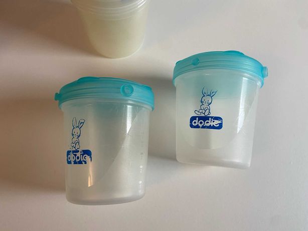 Copos para armazenar ou congelar leite materno / sopas