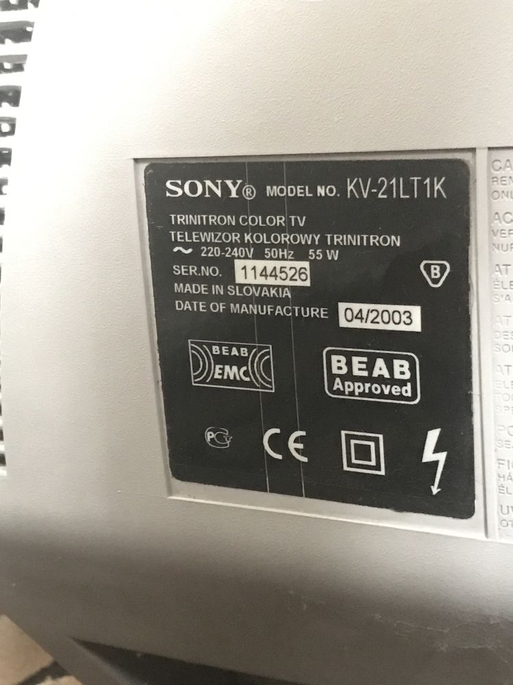 Телевізор Соні. Sony trinitron