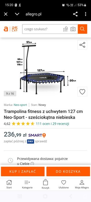 Trampolina fitness
