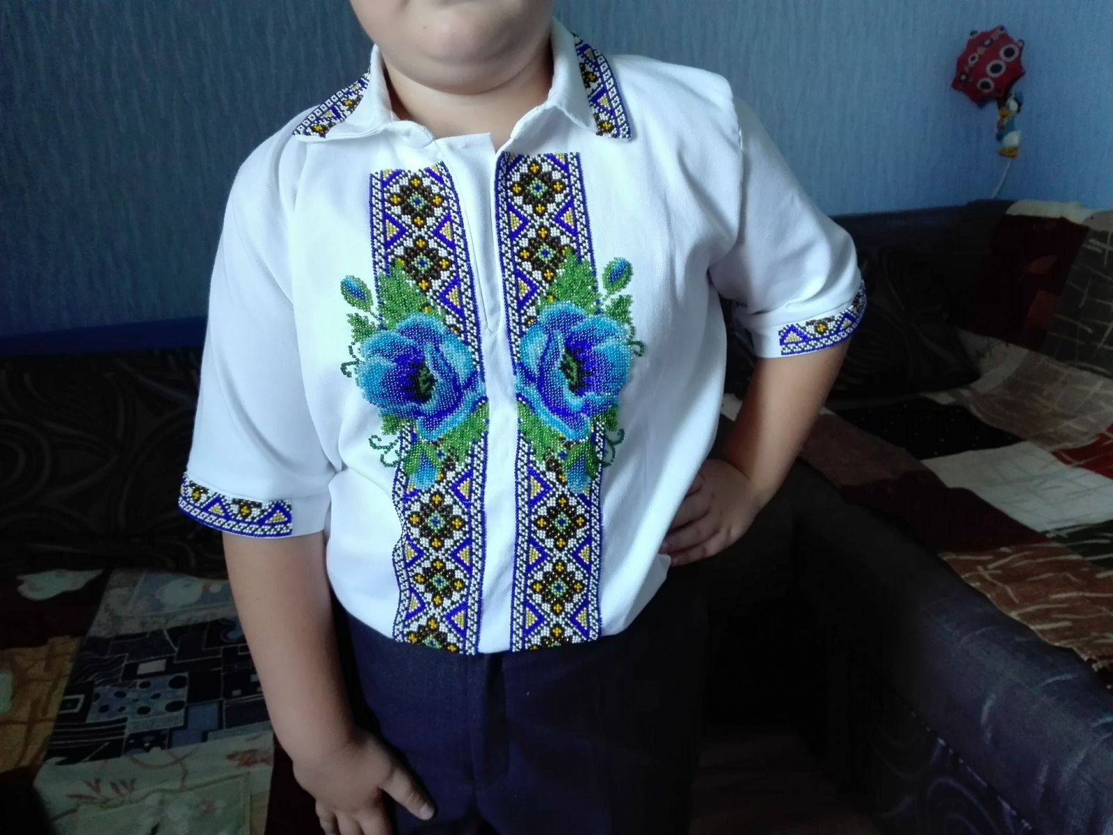 Вишиванка ,ручна робота,вишита бісером.