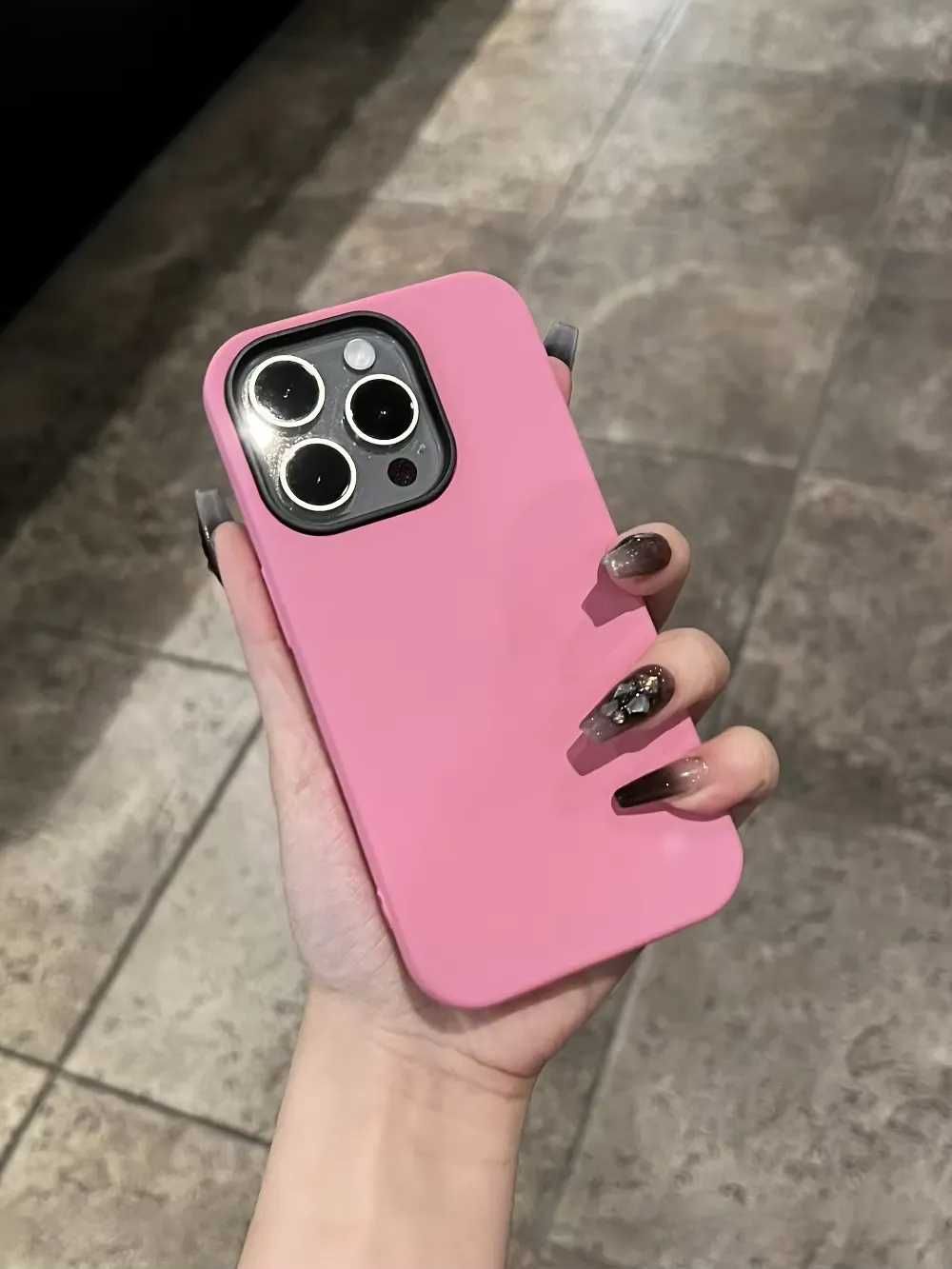Чохол Matte Pink для iPhone 15 Pro чехол айфон 15 про