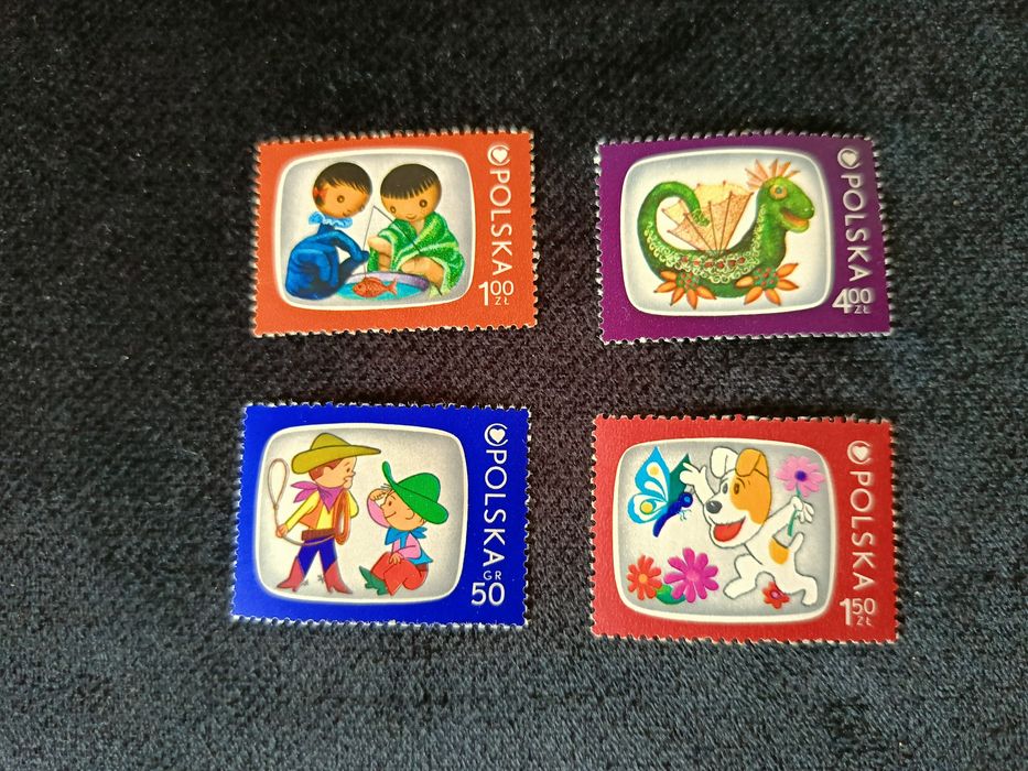Znaczki pocztowe Bolek i Lolek , Jacek i Agatka , Reksio , Telesfor