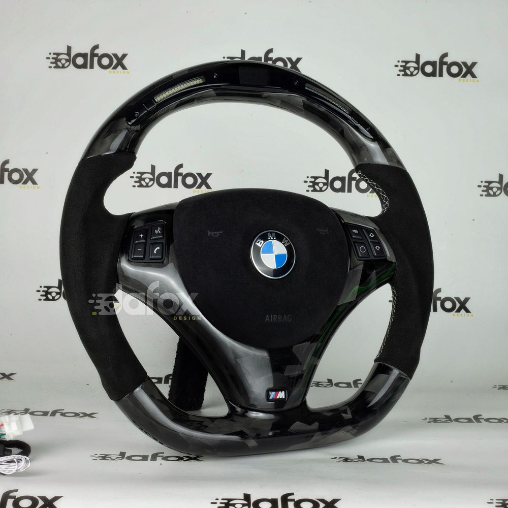 Blenda carbon BMW E90 E91 E92 E83 87 MPakiet M3 lera osłona kierownicy