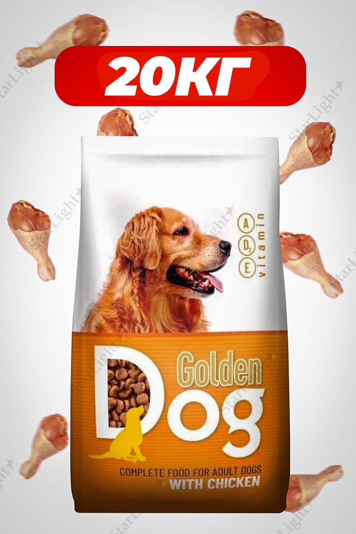 Корм для собак сухий Golden Dog зі смаком птиці для всіх порід 20КГ