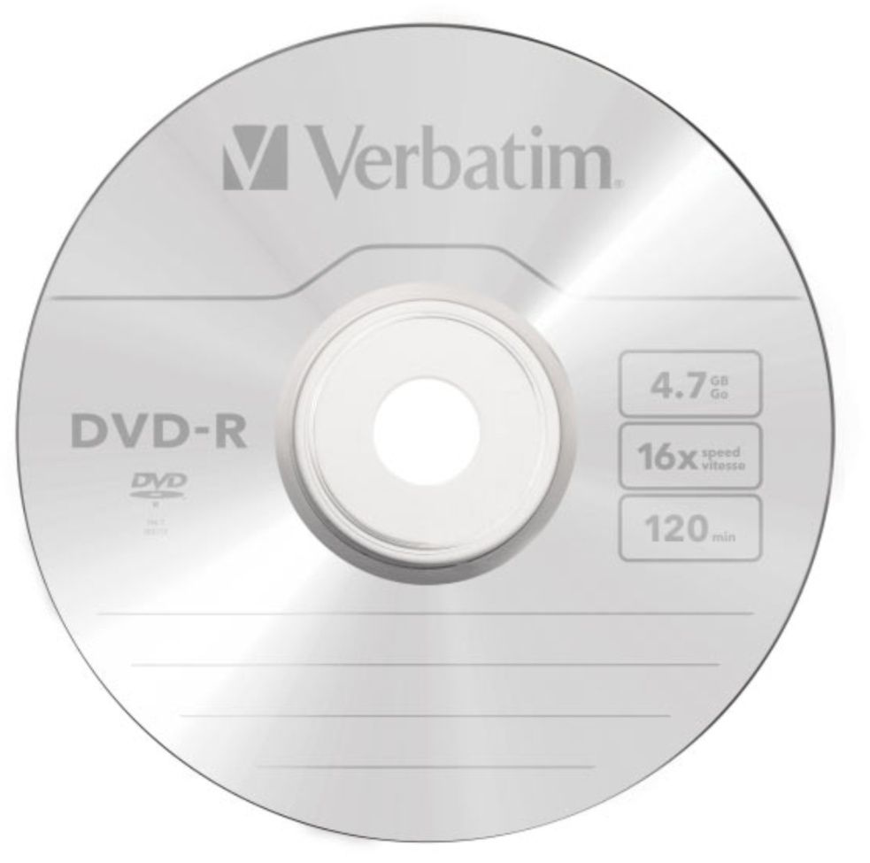 Pack de 10 Dvd-r - Verbatim
