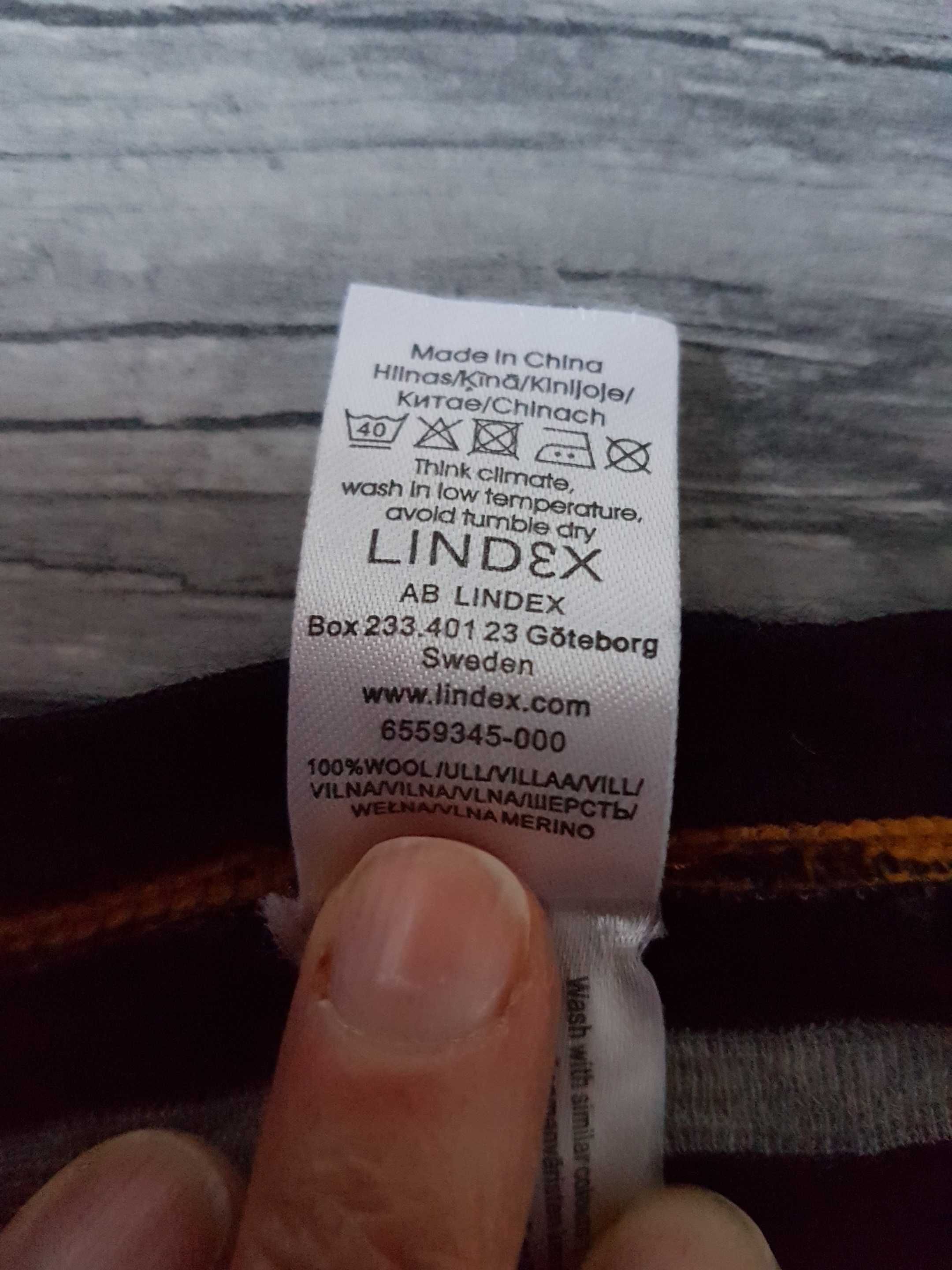 Softwear by Lindex bluzka termoaktywna 100% wełna Merino r. 146/152