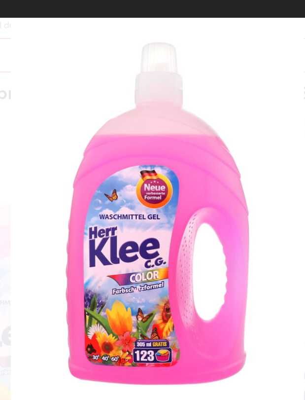 Żel do prania Herr Klee Color (4,305 litra, 123 prania)